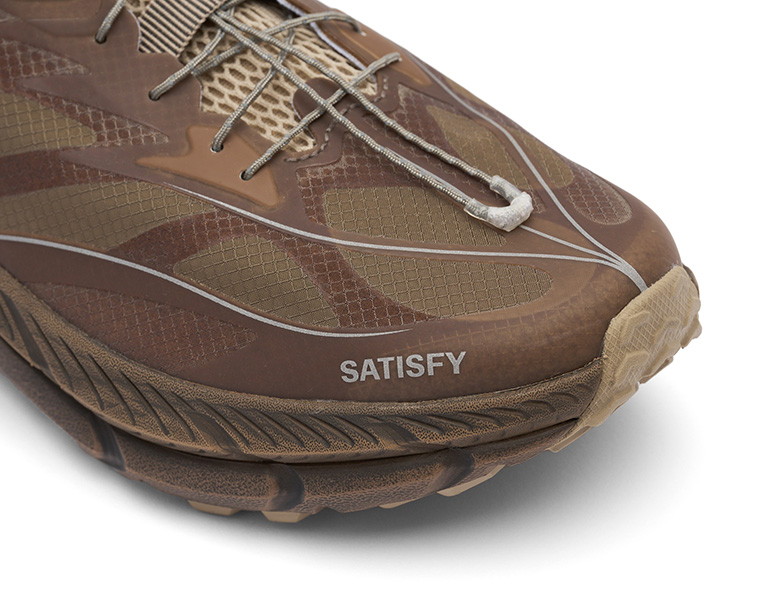 HOKA＜ホカ＞とSATISFY＜サティスファイ＞が再びタッグ。トレイルがテーマのコラボモデル「Mafate Speed 4 Lite STSFY」を8月9日より発売