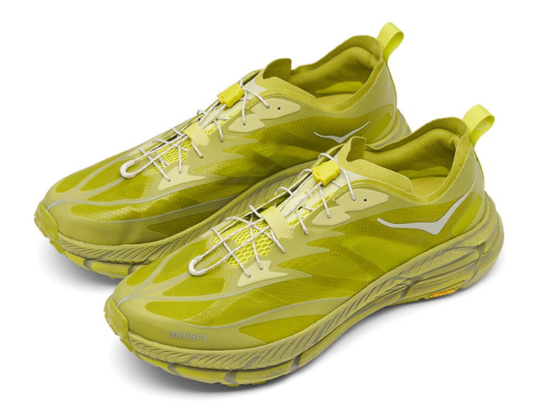 HOKA＜ホカ＞とSATISFY＜サティスファイ＞が再びタッグ。トレイルがテーマのコラボモデル「Mafate Speed 4 Lite STSFY」を8月9日より発売