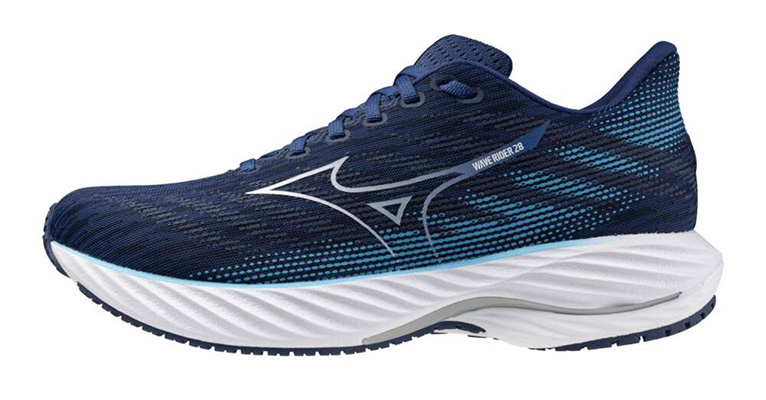 Mizuno＜ミズノ＞のフラッグシップモデルの最新作「WAVE RIDER 28」が9月6日より発売。新素材MIZUNO ENERZY NXT搭載でクッション性もアップ