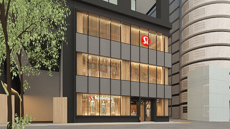 lululemon＜ルルレモン＞関西エリアの旗艦店が、大阪・心斎橋御堂筋に10月19日オープン。