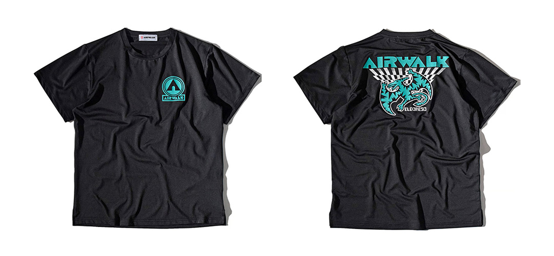 ELDORESO＜エルドレッソ＞ならでは。6年ぶりに復活となるAIRWALK＜エアウォーク＞とのコラボTシャツが発売中