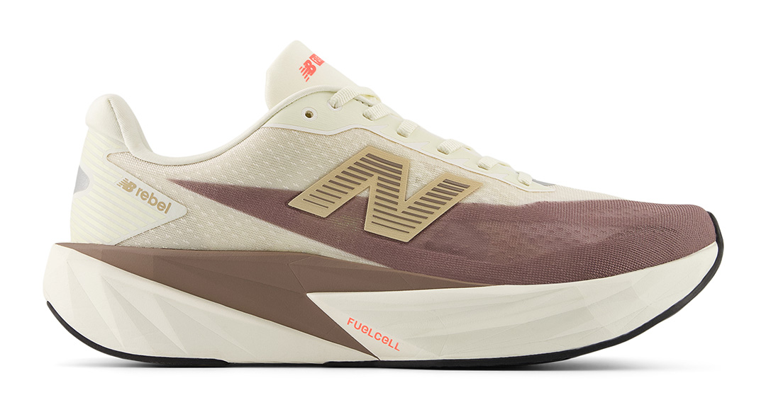 軽量性と反発性が自慢のNew Balance<ニューバランス>のニューモデル、「FuelCell Rebel v5」が7月1日より発売