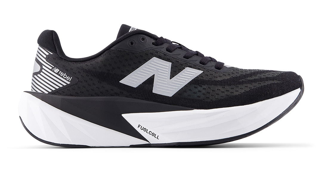 軽量性と反発性が自慢のNew Balance<ニューバランス>のニューモデル、「FuelCell Rebel v5」が7月1日より発売