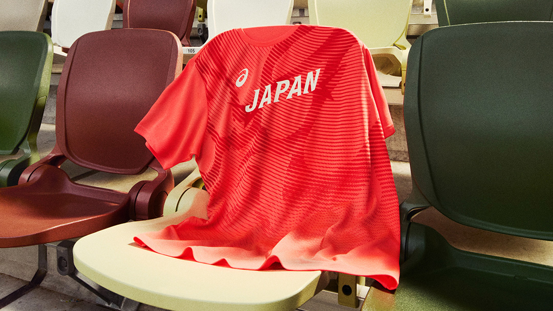 世界陸上 アシックスasics陸上日本代表オーセンティック半袖シャツ サイズXL 世界陸上 アシックスasics陸上日本代表オーセンティック半袖