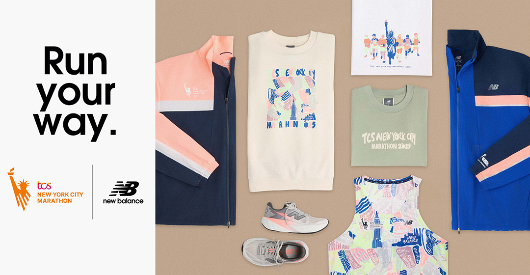 New Balance<ニューバランス>より、「2025 TCSニューヨークシティマラソン」を記念した限定コレクションが登場