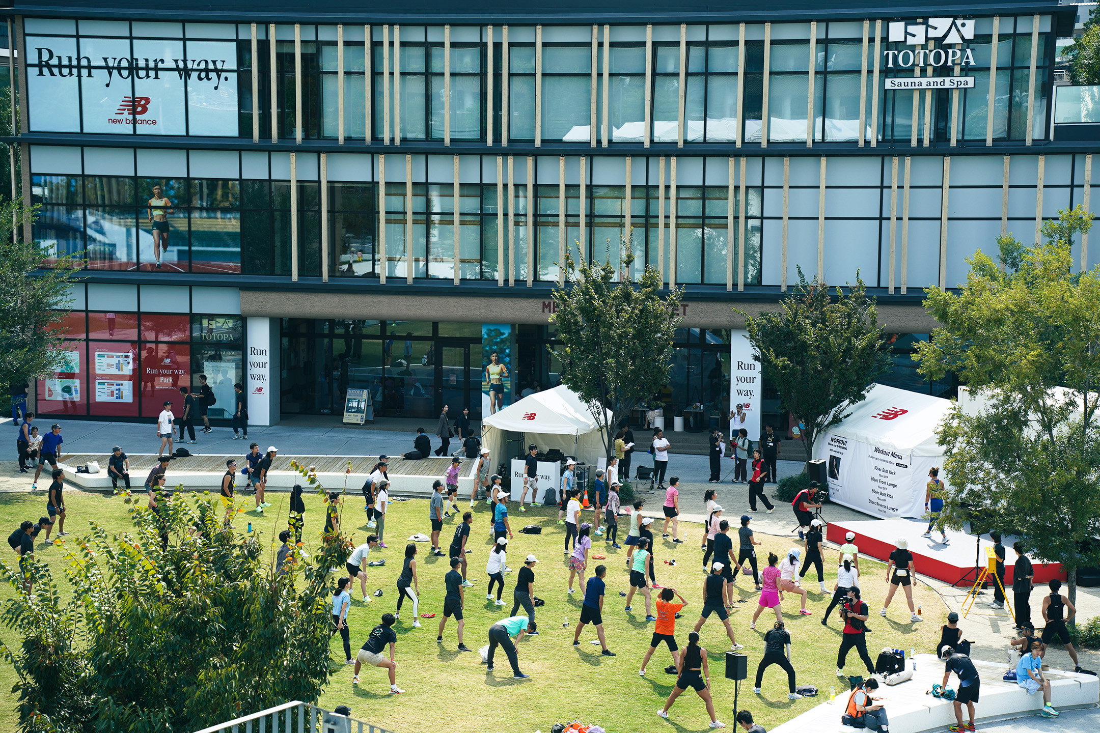 NB GAIEN 5K / Run your way. Park　New Balanceが初の公道レースとランフェスを開催