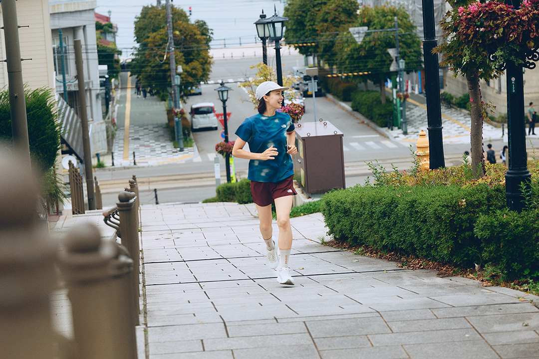 オンロードランニングもTHE NORTH FACEで走る時代が到来 ALTAMESA RDで歴史ある街函館を走った！