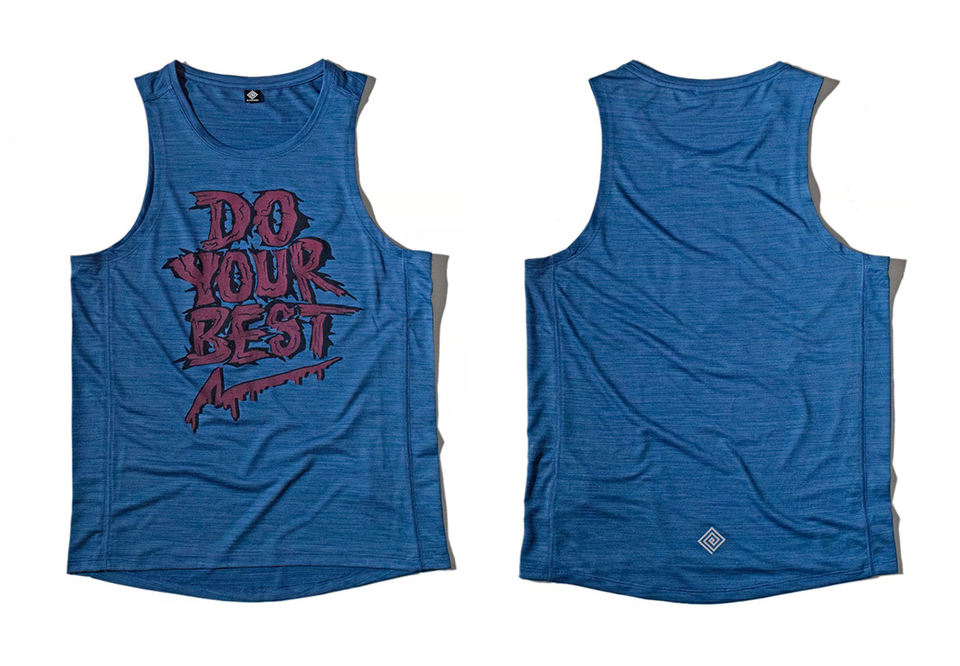 ベストを尽くせ！　自己記録更新を後押しするメッセージが印象的な、ELDORESO＜エルドレッソ＞の新作タンク