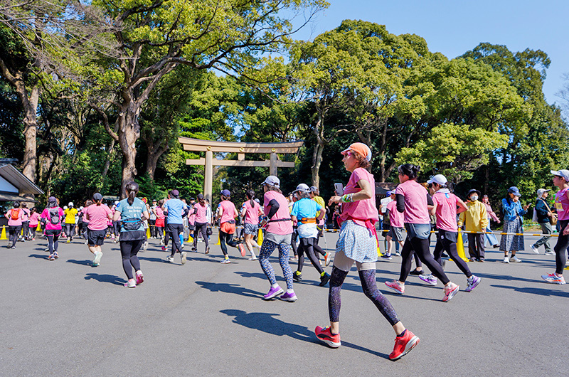 2026年3月22日開催の10kmランイベント、「渋谷・表参道 WOMEN’S RUN」のエントリー受付中