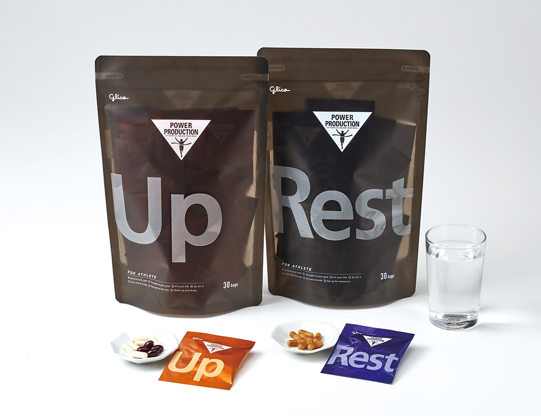 glico「パワープロダクション」の公式アプリ「パワープロダクションアプリ」とカスタマイズサプリ「Up&Rest」で、コンディション管理や目標達成の実現へ