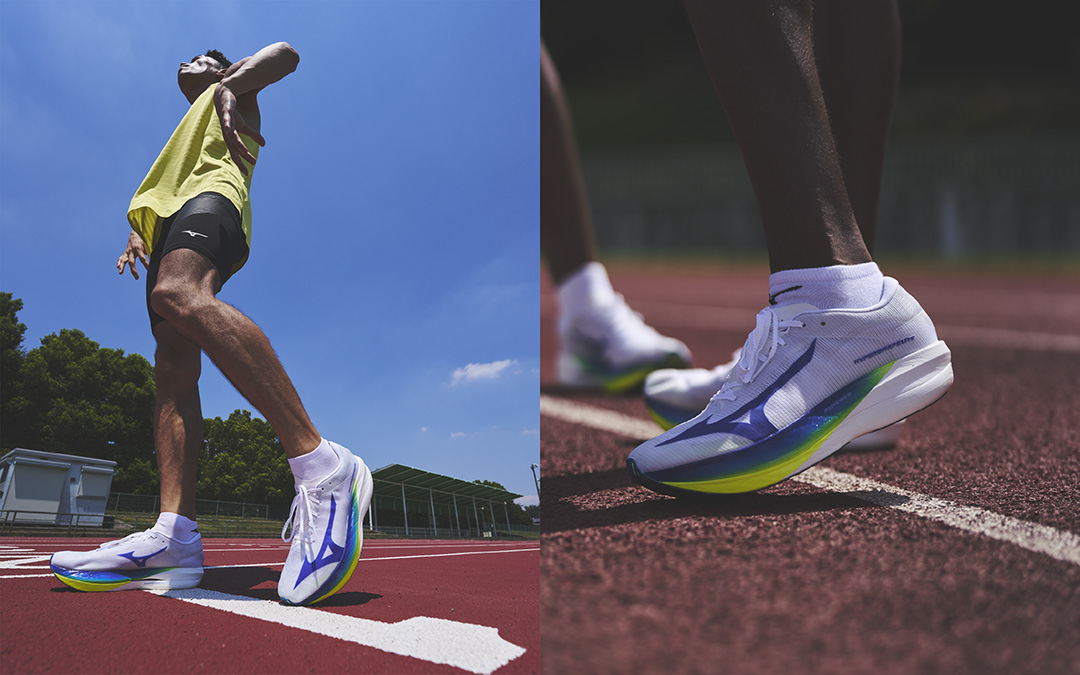 Mizuno<ミズノ>の注目作。新作スピードレーシングシューズ「HYPERWARP」シリーズがデビュー。12月19日より発売開始
