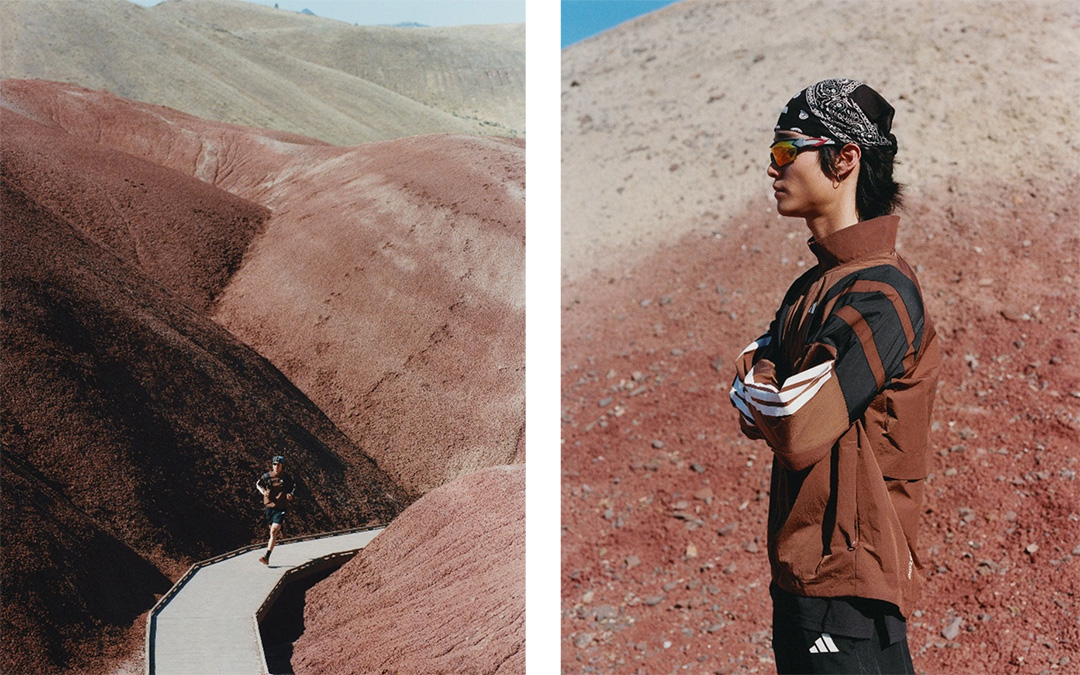 adidas＜アディダス＞とファレル・ウィリアムス率いるHumanrace＜ヒューマンレース＞が新たなランニングスタイルを提案する「ADIZERO EVO SL ‘Mars’」とアパレルを発表