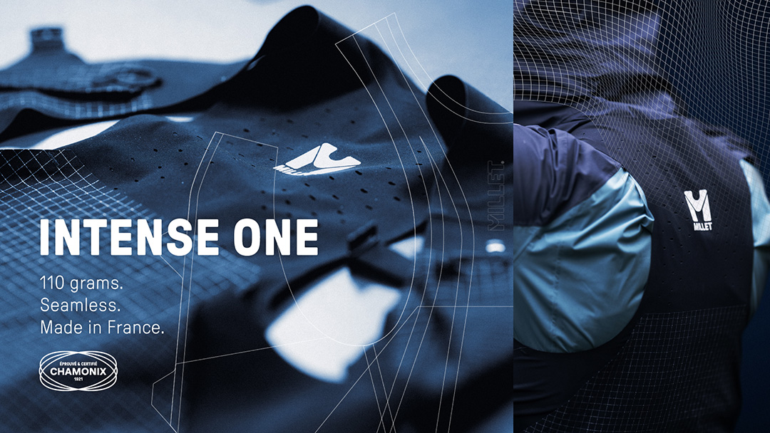 縫い目がなく、わずか110gのMILLET＜ミレー＞のトレイルランニングパック「INTENSE ONE」誕生