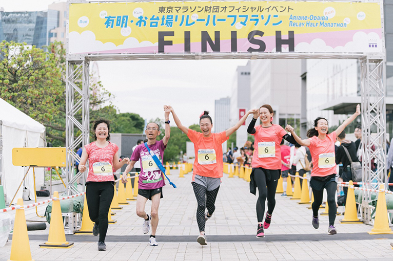 東京マラソン財団オフィシャルイベント『有明・お台場リレーハーフマラソン』が5月18日（土）に開催。