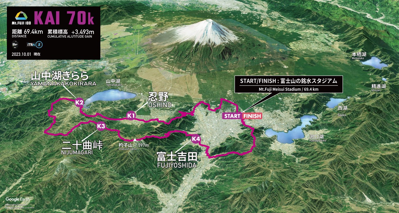 富士山麓を巡る100マイルレースMt.FUJI100